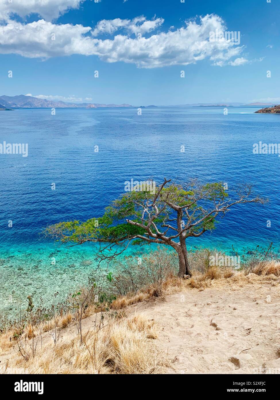 Insel Kelor Landschaft Stockfoto