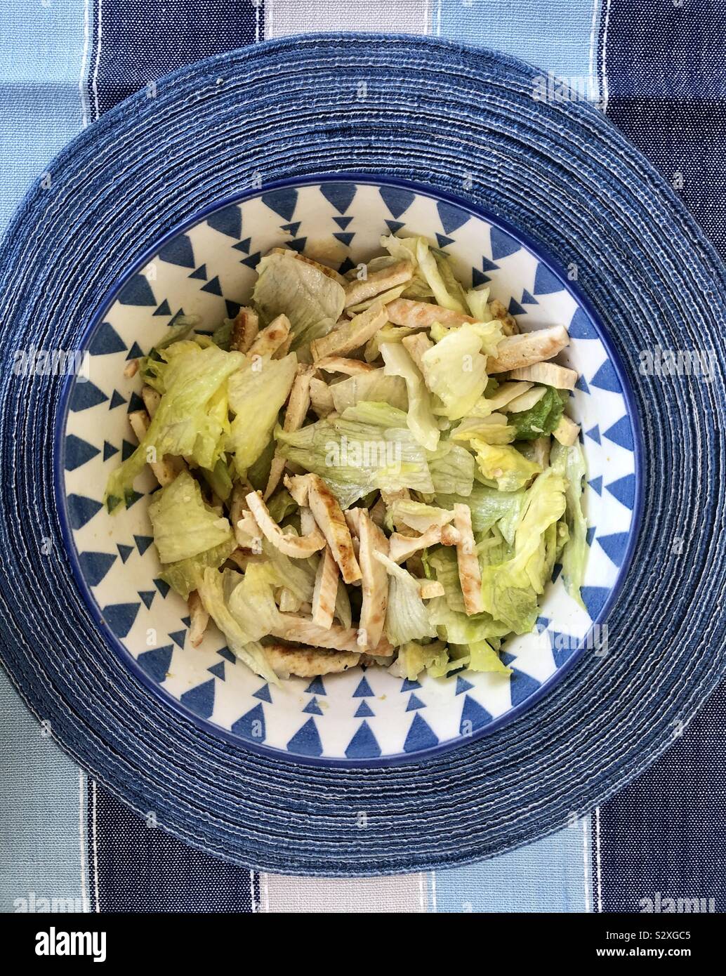 Chiken Salat, gesundes Essen Stockfoto