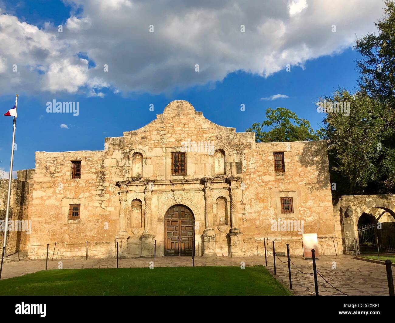 Die Mission der Alamo in San Antonio, Texas Stockfoto