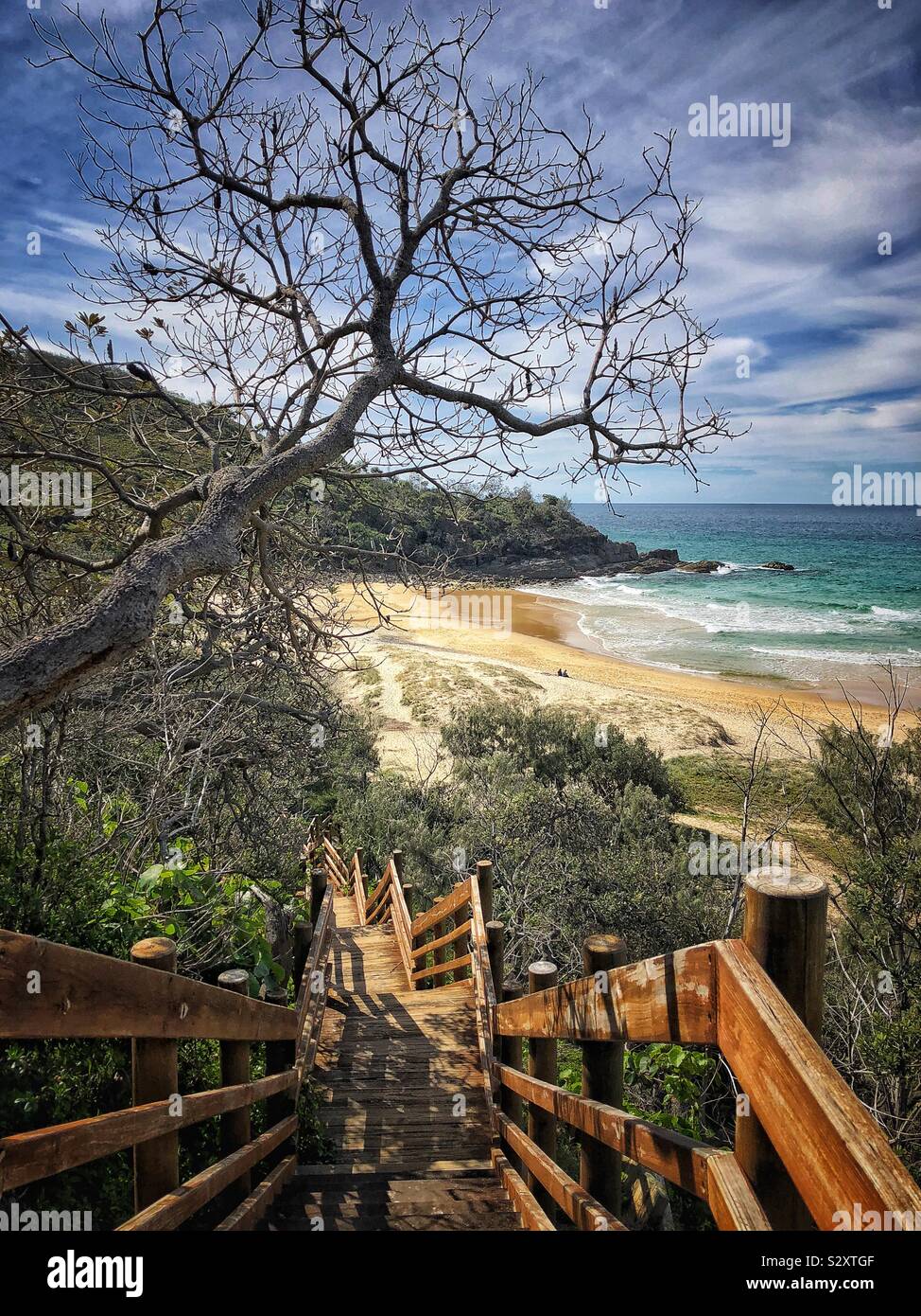 Sunshine Beach Australien Stockfoto