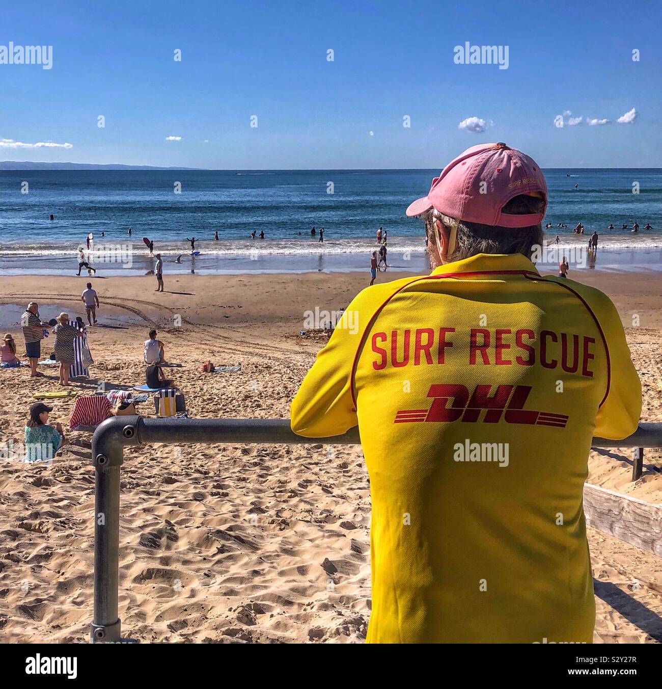 Life guard Noosa Sunshine Coast Australien Stockfoto
