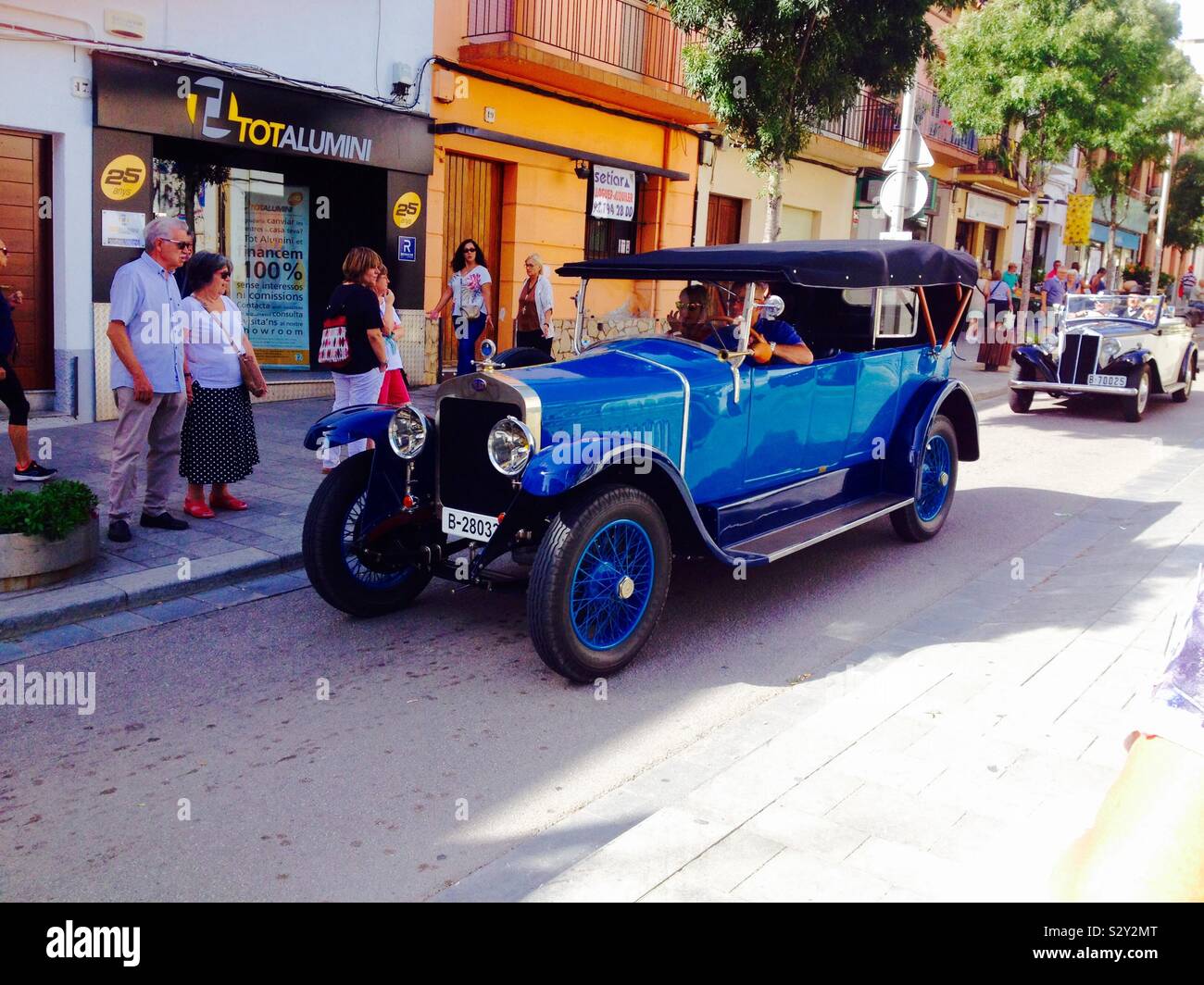 Oldtimer - Smartphone-aufgenommenes Stockfoto