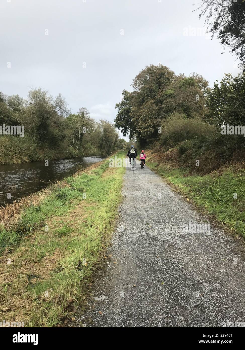 Radfahren für Spaß Stockfoto