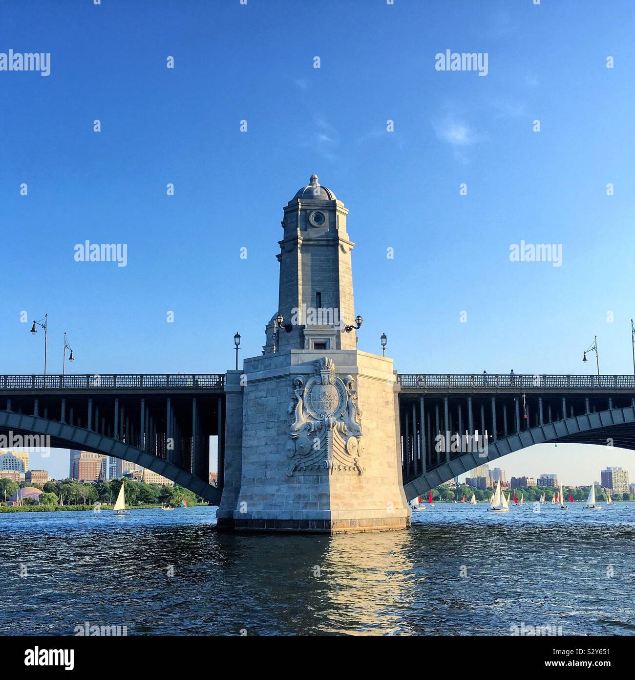 Longfellow Bridge Stockfoto
