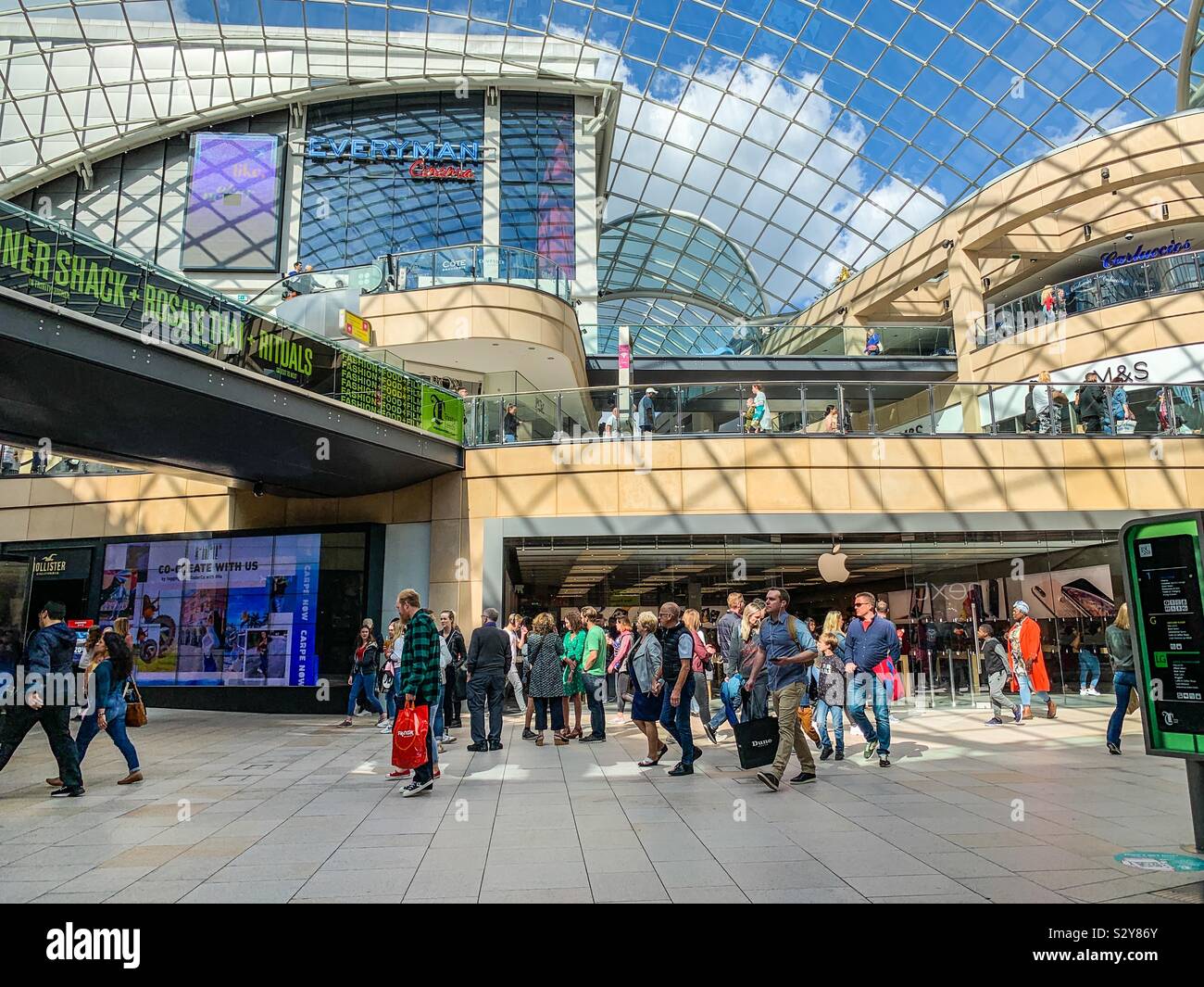 Trinity Leeds Shopping Center Stockfoto