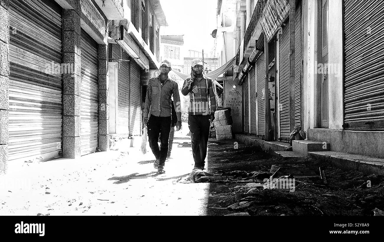 Einsame fellas aus Kaschmir in Leh... Stockfoto