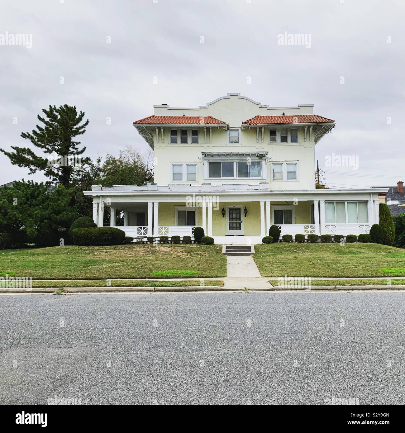 Ein Haus in Allenhurst, Monmouth County, New Jersey, United States Stockfoto