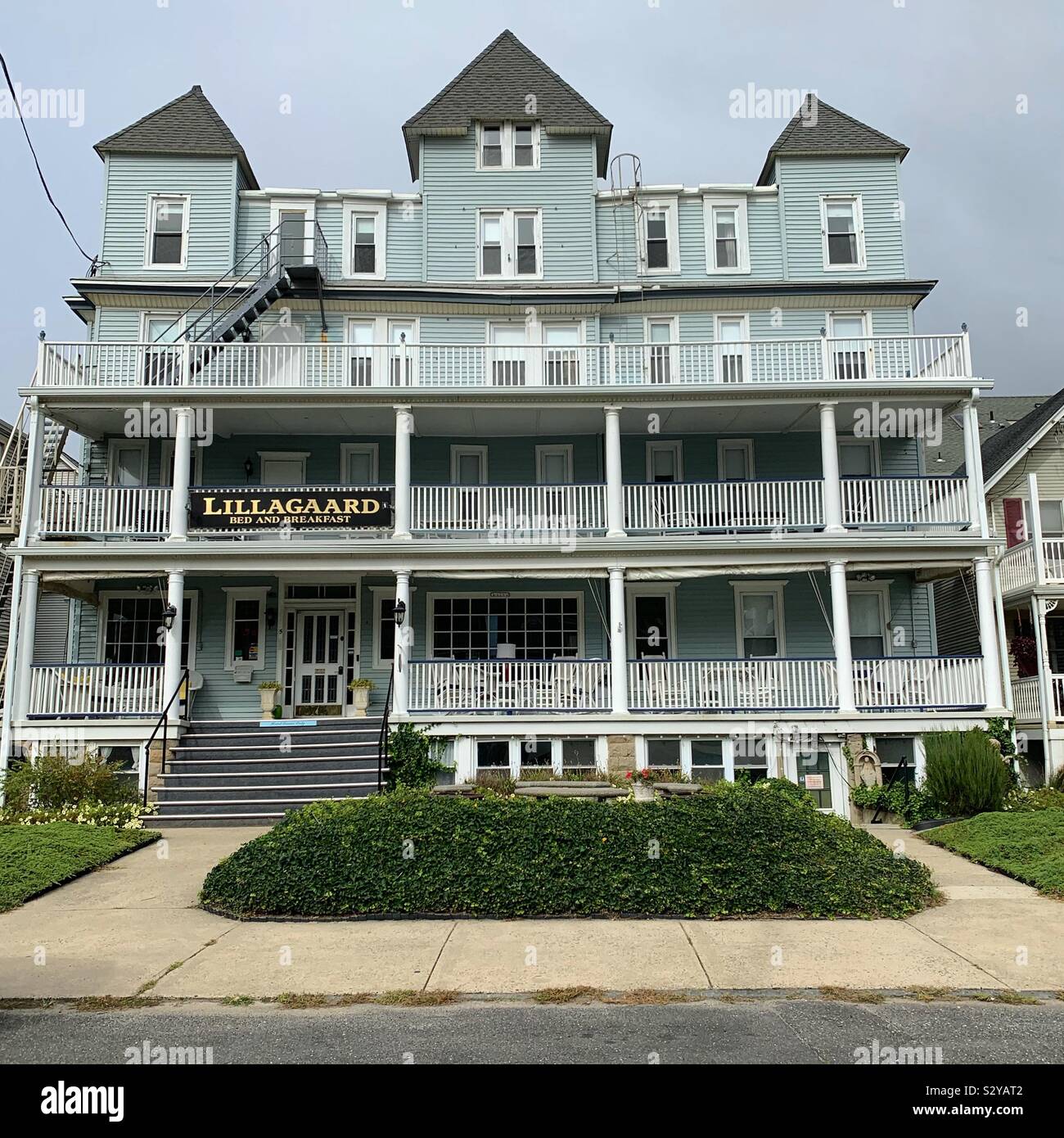 Lillagaard Bed and Breakfast, Ocean Grove, Neptun Township, Monmouth County, New Jersey, United States Stockfoto