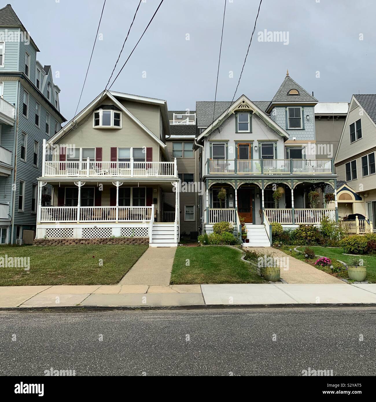 Wohnungen im Ocean Grove, Neptun Township, Monmouth County, New Jersey, United States Stockfoto