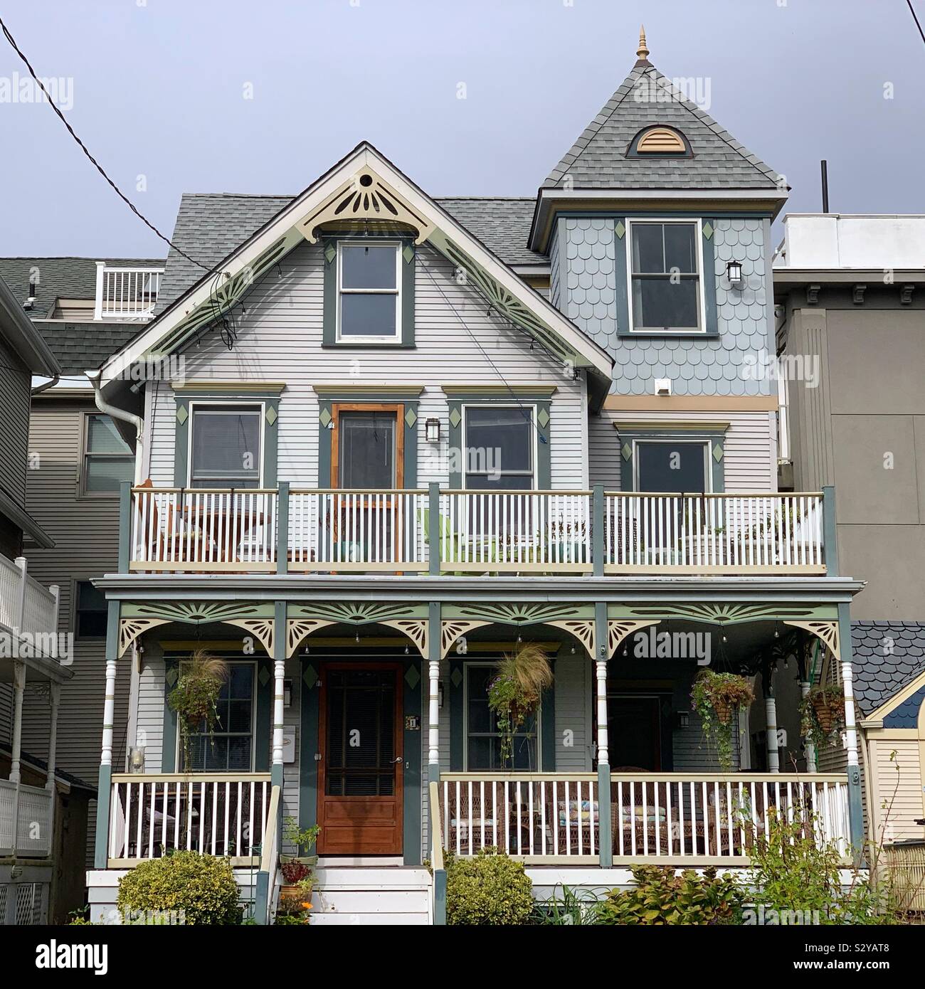 Ein Haus in Ocean Grove, Neptun Township, Monmouth County, New Jersey, United States Stockfoto