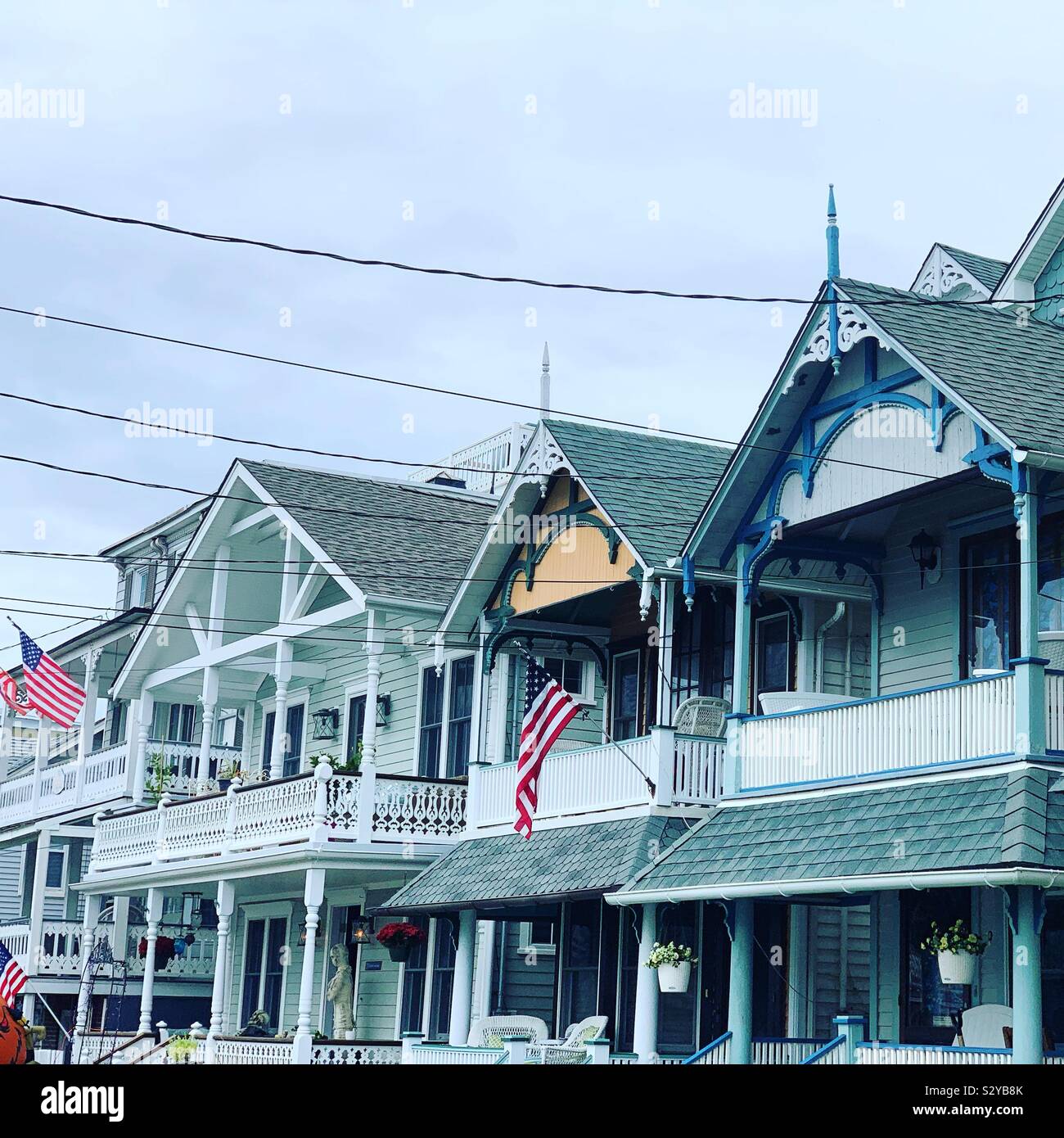 Die viktorianischen Häuser in Sapa, Neptun Township, Monmouth County, New Jersey, United States Stockfoto