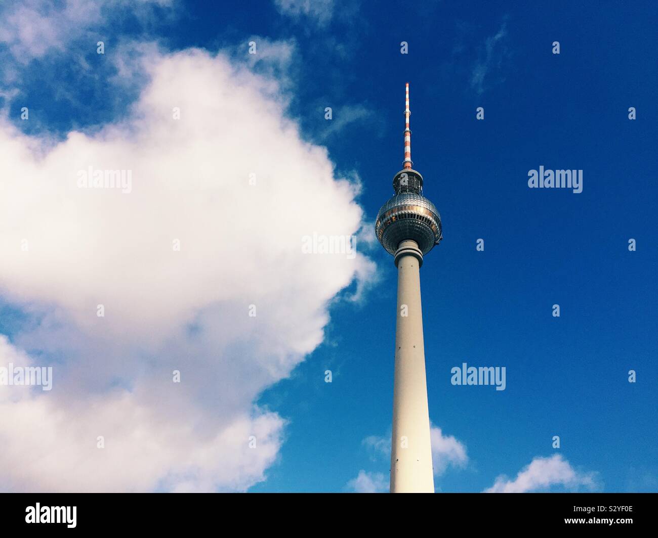 Fernsehturm Berlin Deutschland Stockfoto