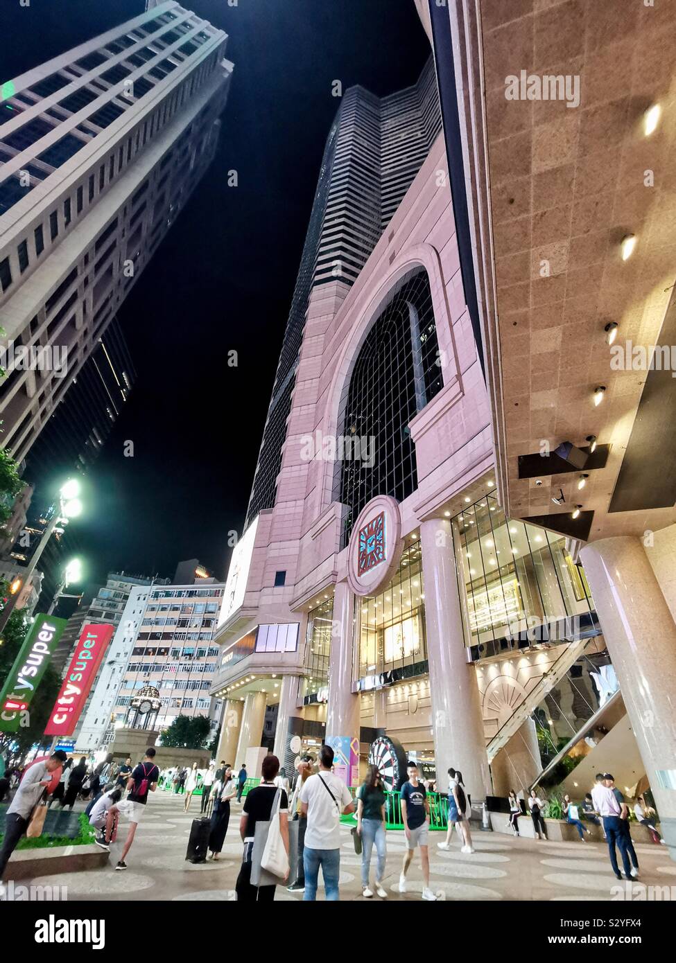 Times Sq. Shopping Mall in Causeway Bay, Hong Kong. Stockfoto
