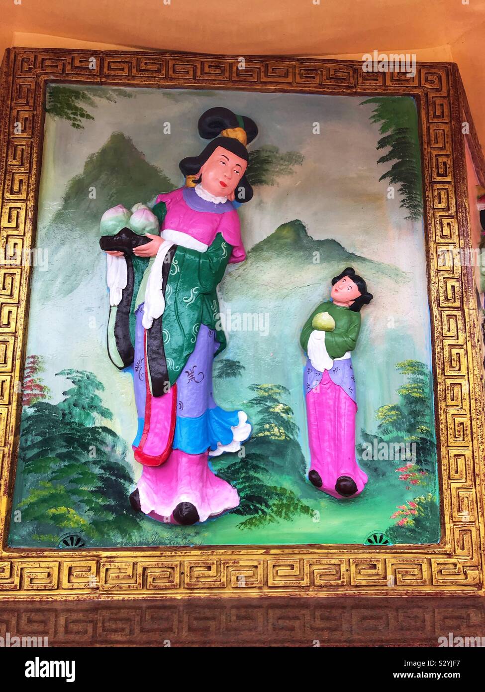 Traditionelle taiwanesische Art. Stockfoto