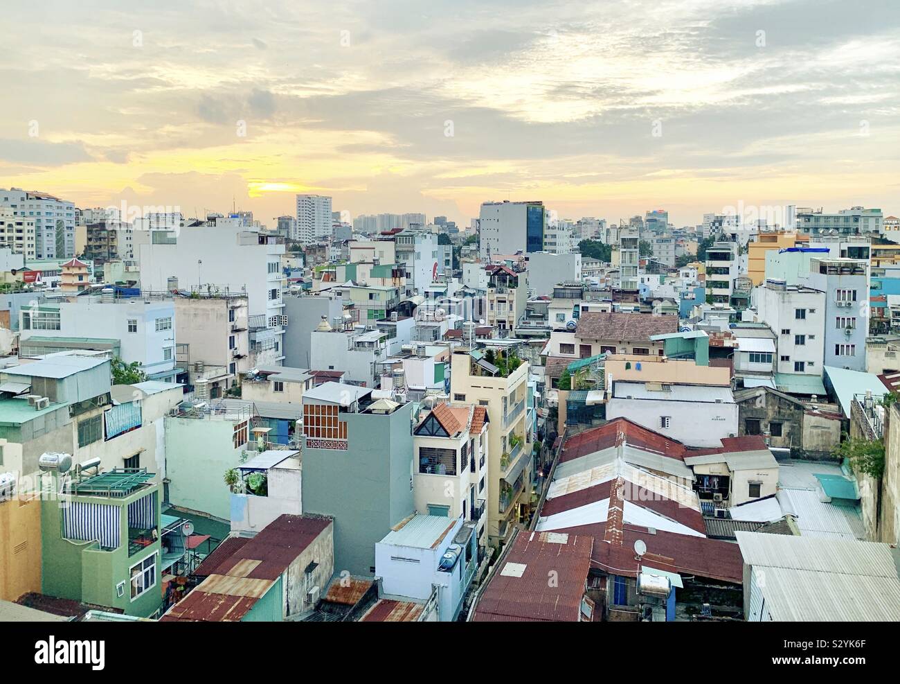 Ho Chi Minh Skyline Stockfoto