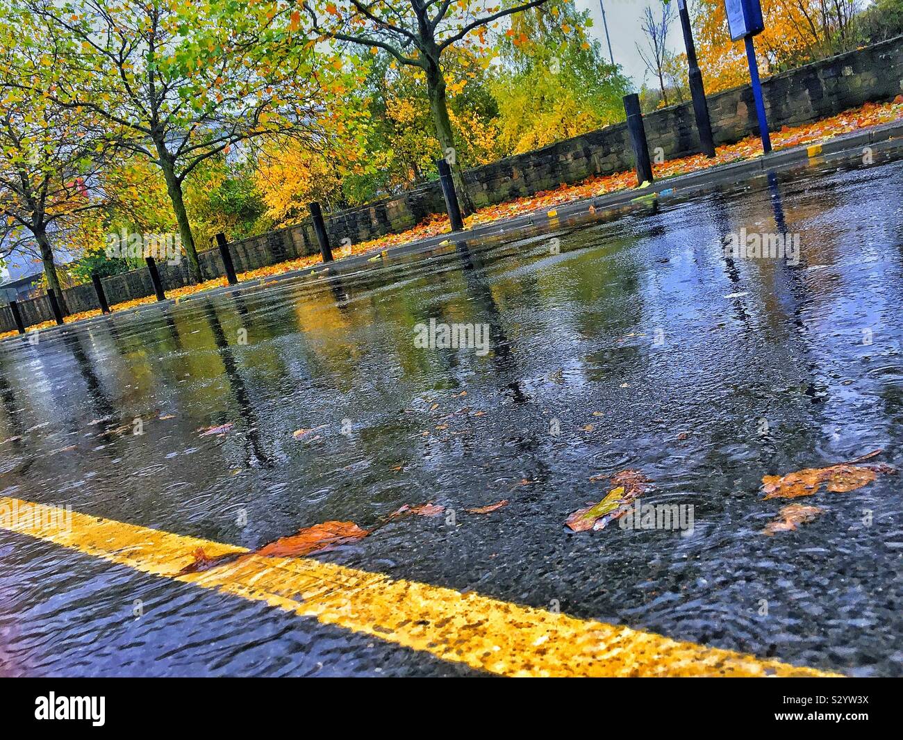 Regentag Stockfoto