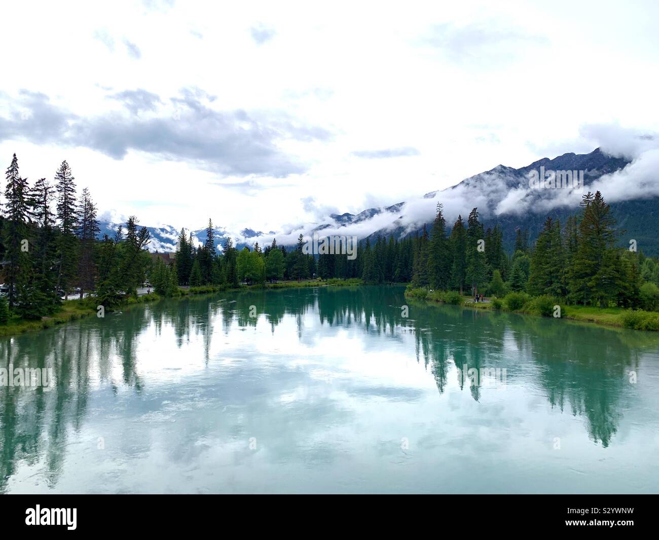 Schöne Banff. Stockfoto