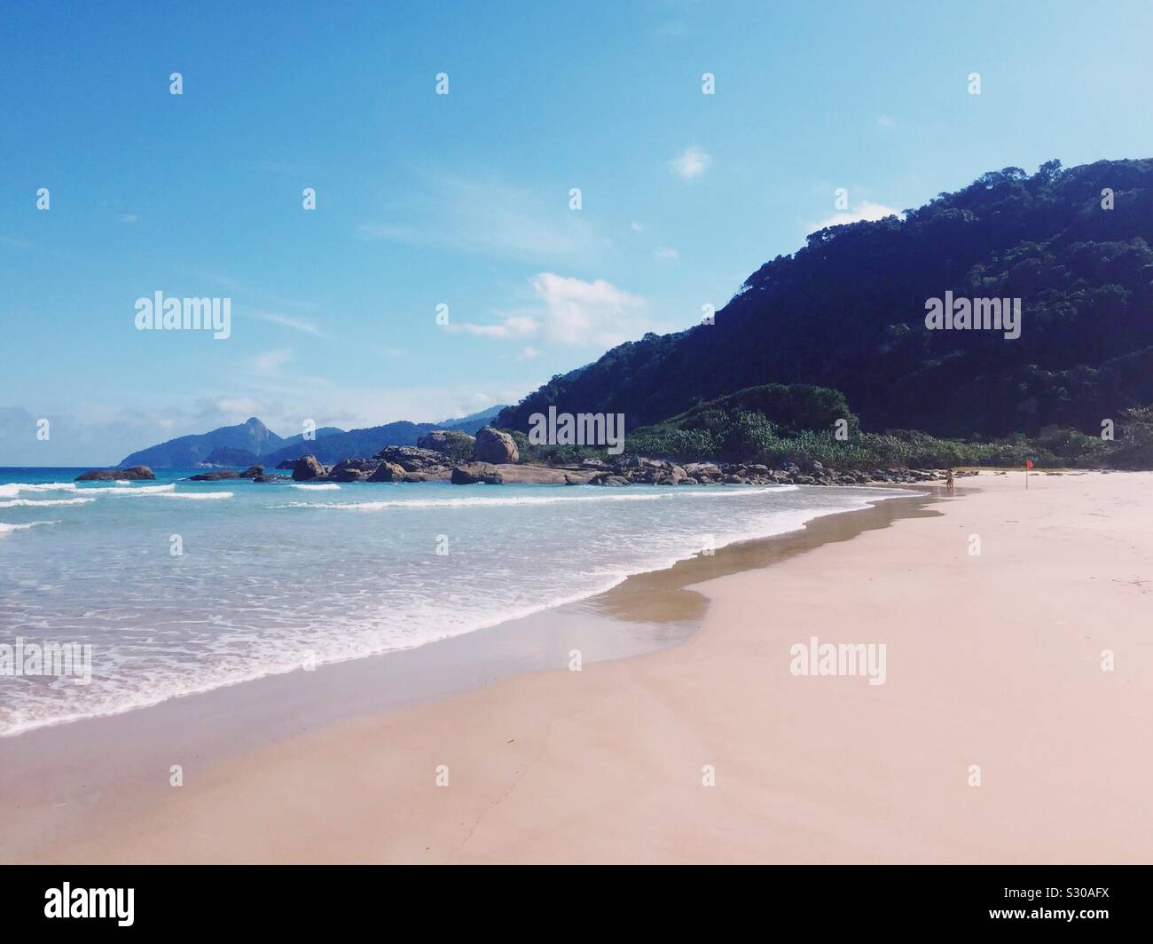 Praia Grande Stockfoto