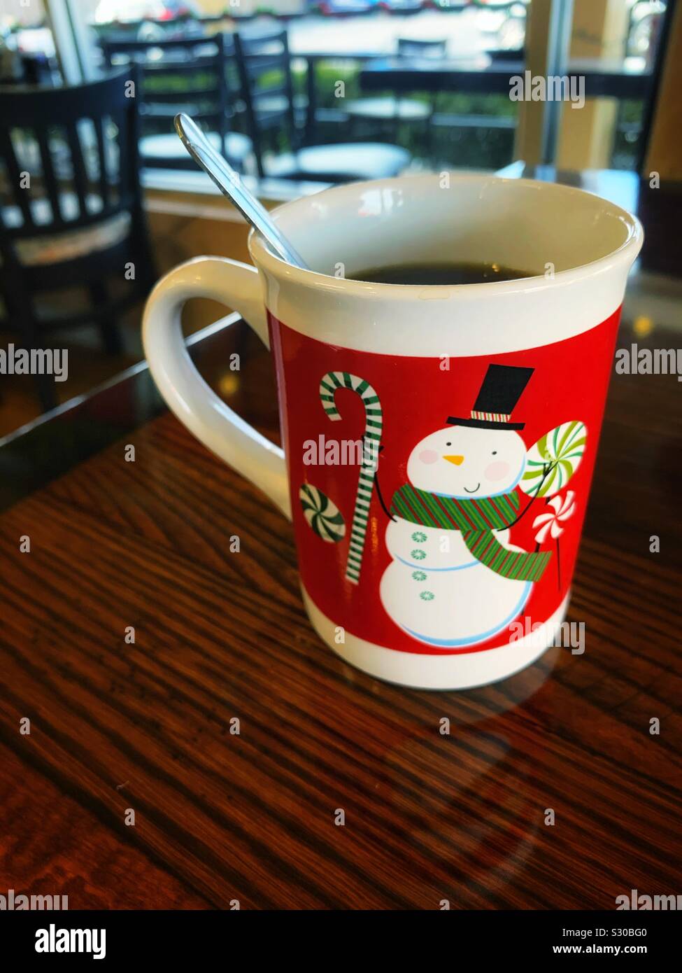 Weihnachts-Kaffee Stockfoto