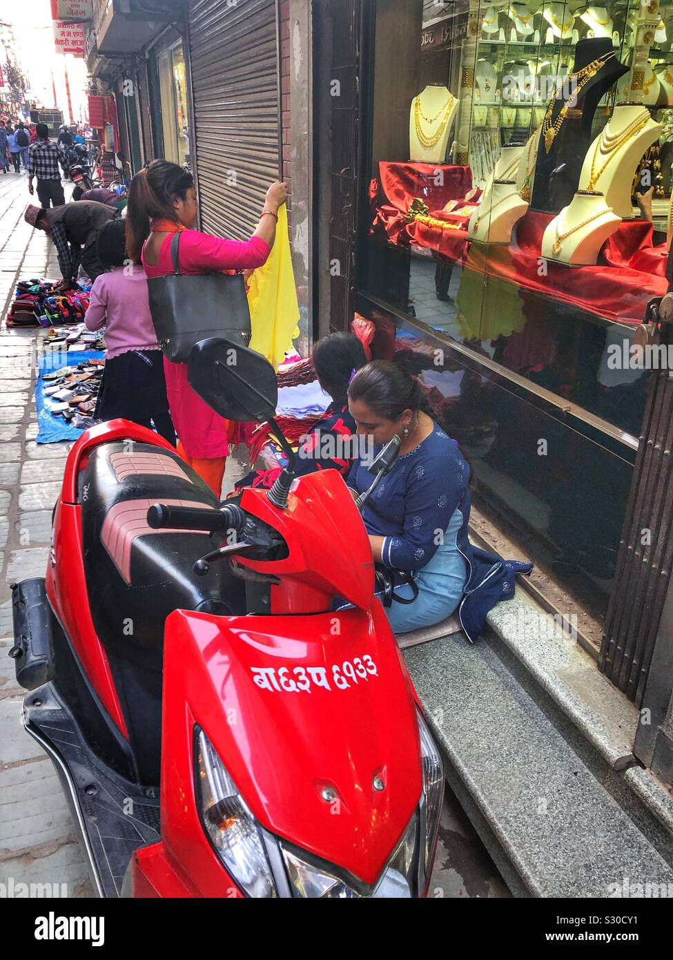 Straßen von Kathmandu, Nepal. Stockfoto