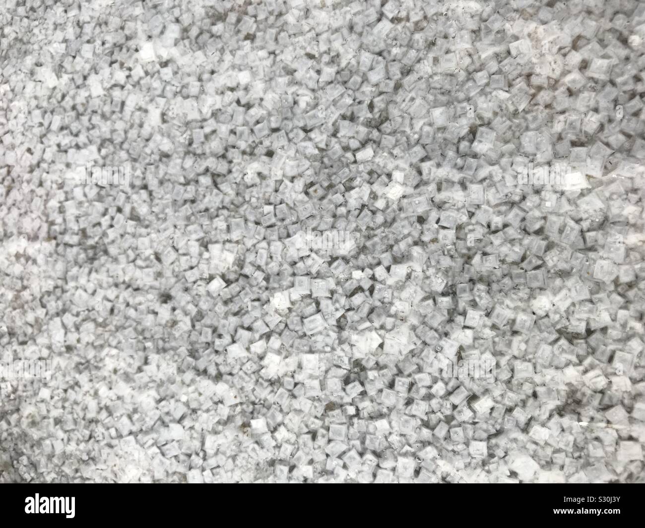 Natürliche Salzkristalle Stockfoto