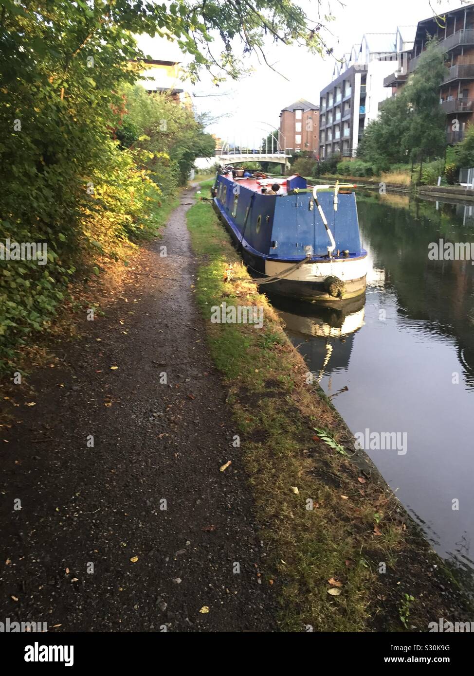 WDY 2 von 2: Grand Union Canal Yiewsley ich denke, dieses Bild habe ich für meine Frau in Sehenswürdigkeiten Geschichte 2016 war Warten Stockfoto