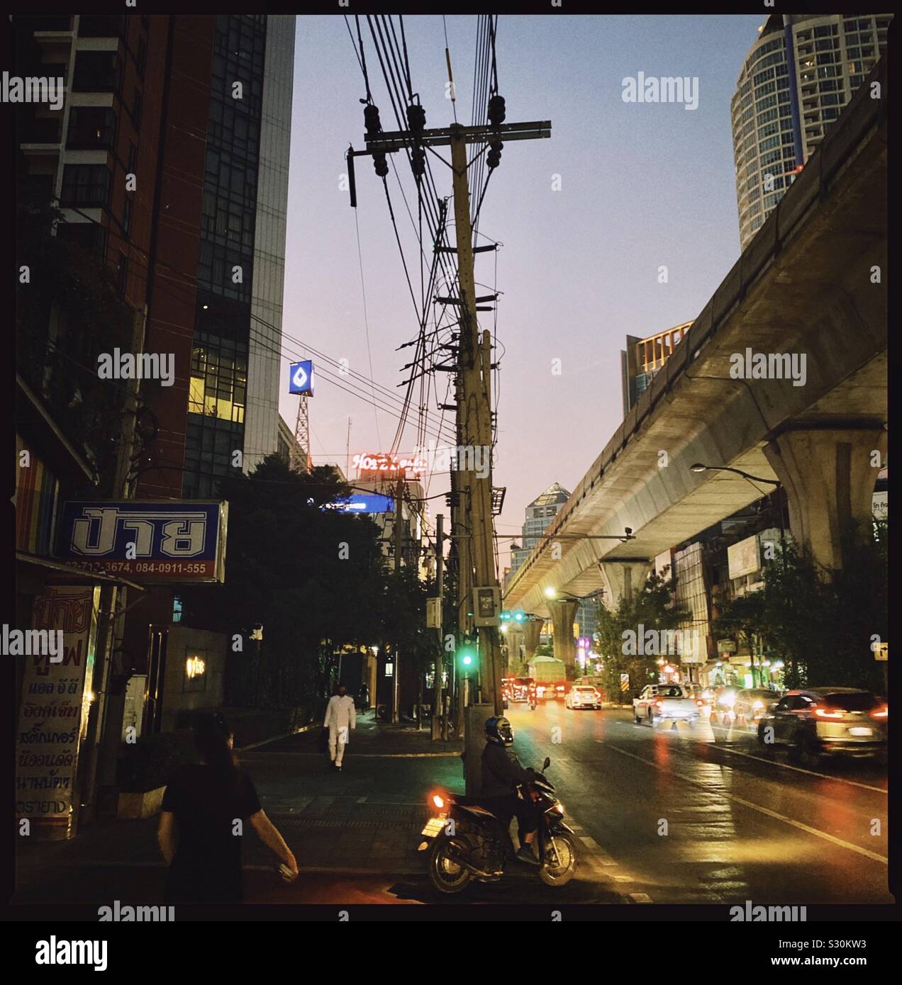 Night in Bangkok, Thailand Stockfoto