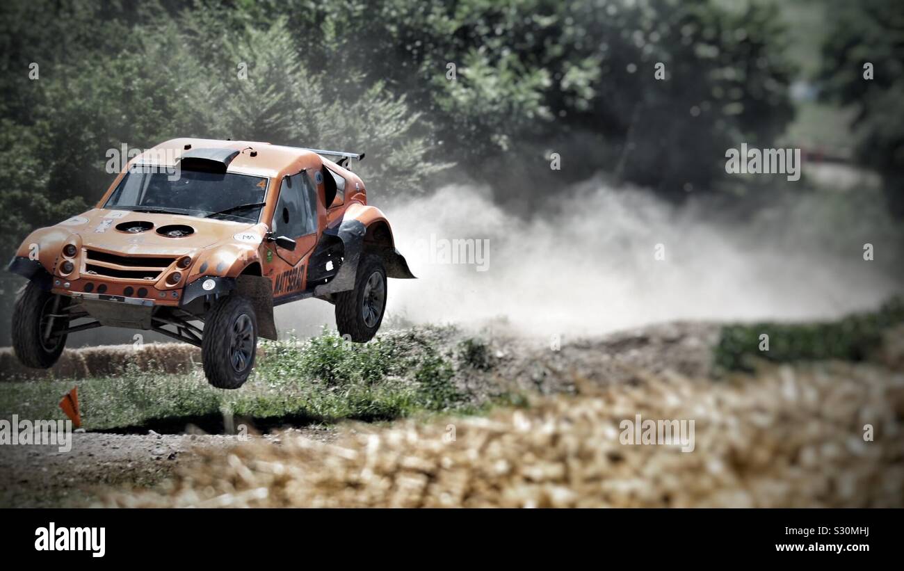 Einige airtime beim Festival der Geschwindigkeit Stockfoto