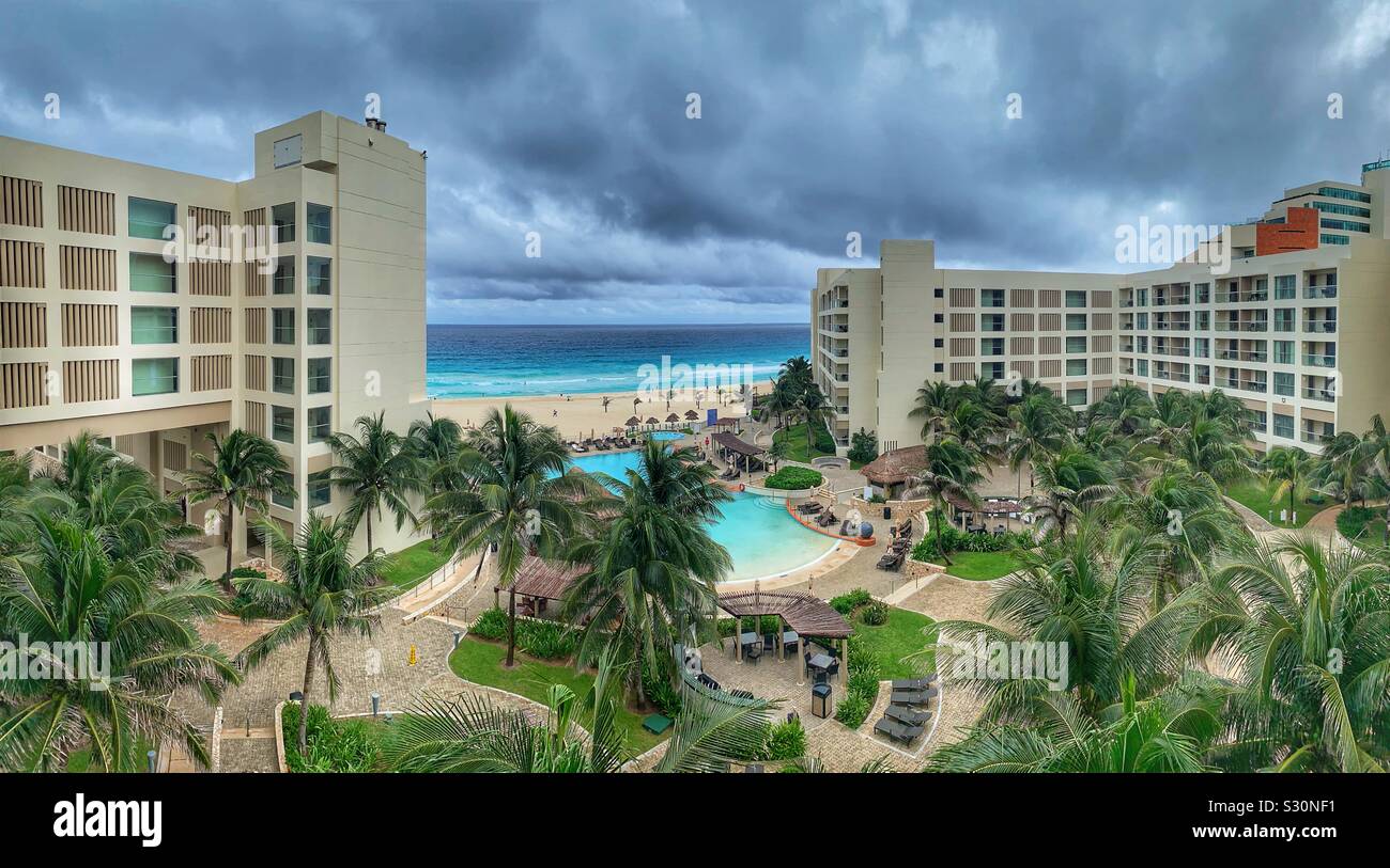 Cancun, Mexiko - Smartphone-aufgenommenes Stockfoto