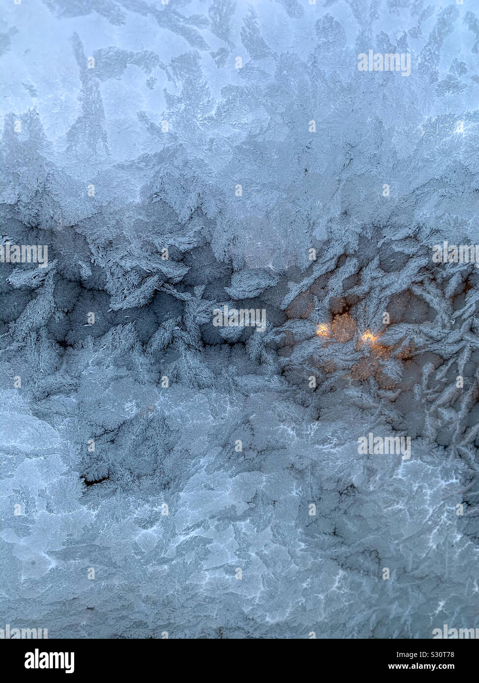Abstrakte Frosty Fenster Stockfoto