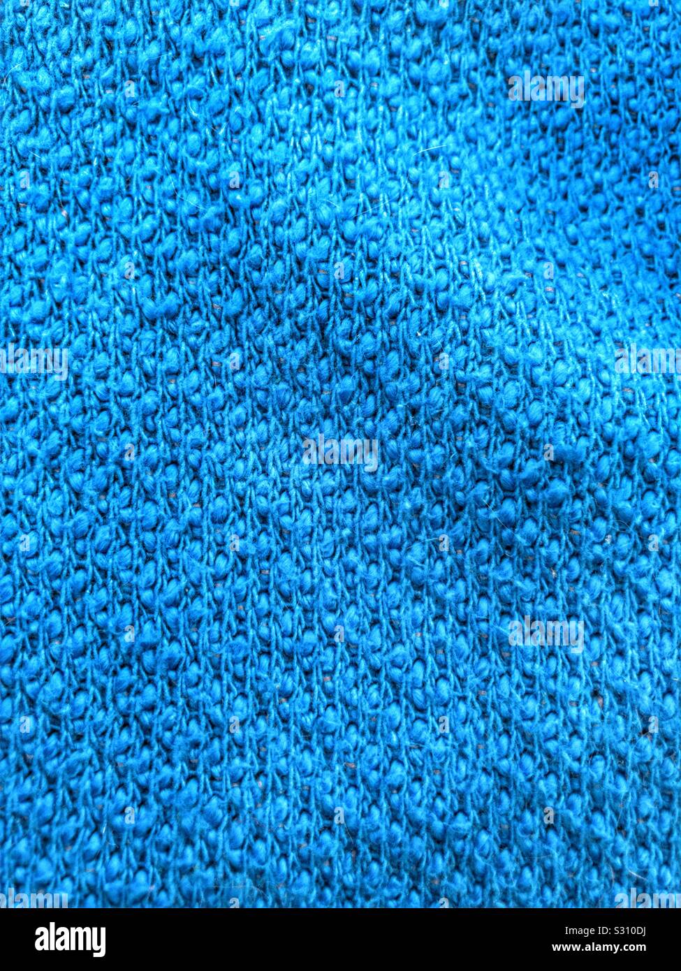 Blau Muster Tuch Stockfoto