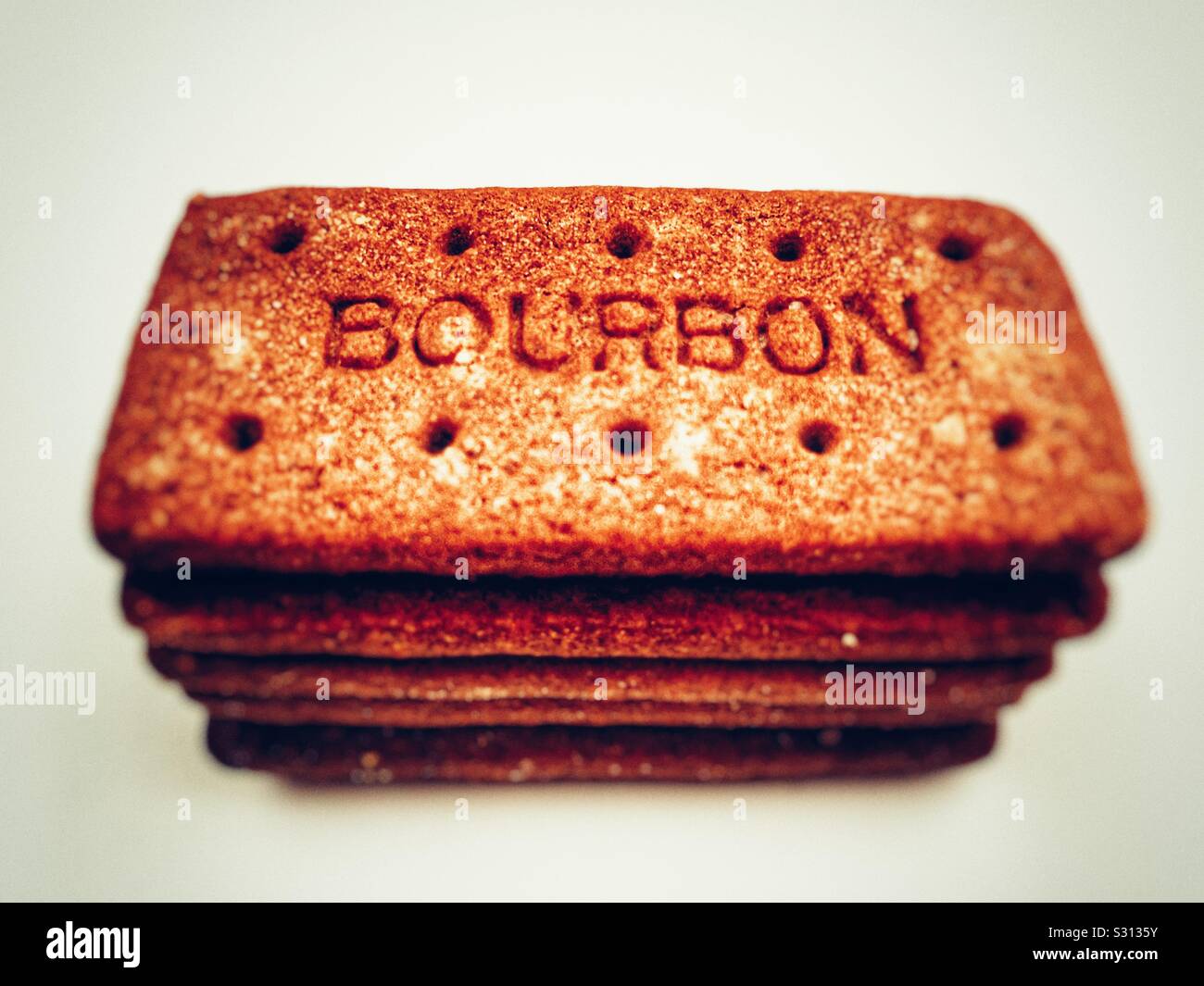 McVities Bourbon Kekse Stockfoto