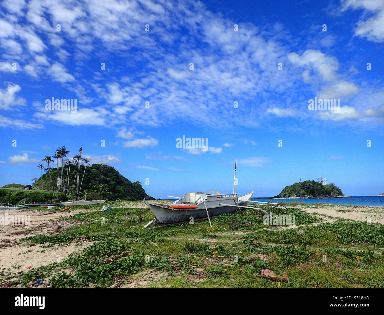 Nacpan Beach, El Nido, Philippinen Stockfoto