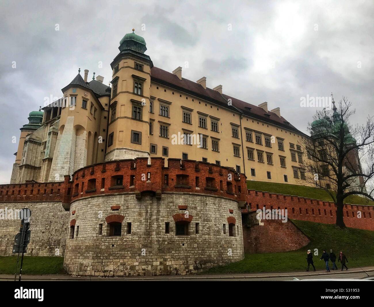 Wawel-Schloss. Krakau. Polen. Stockfoto