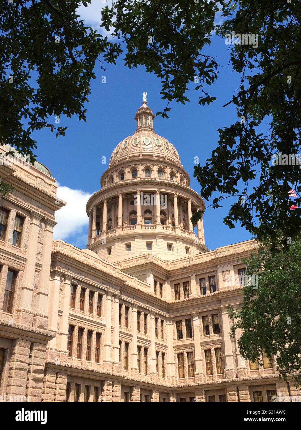 Austin Texas State Capital Building Stockfoto