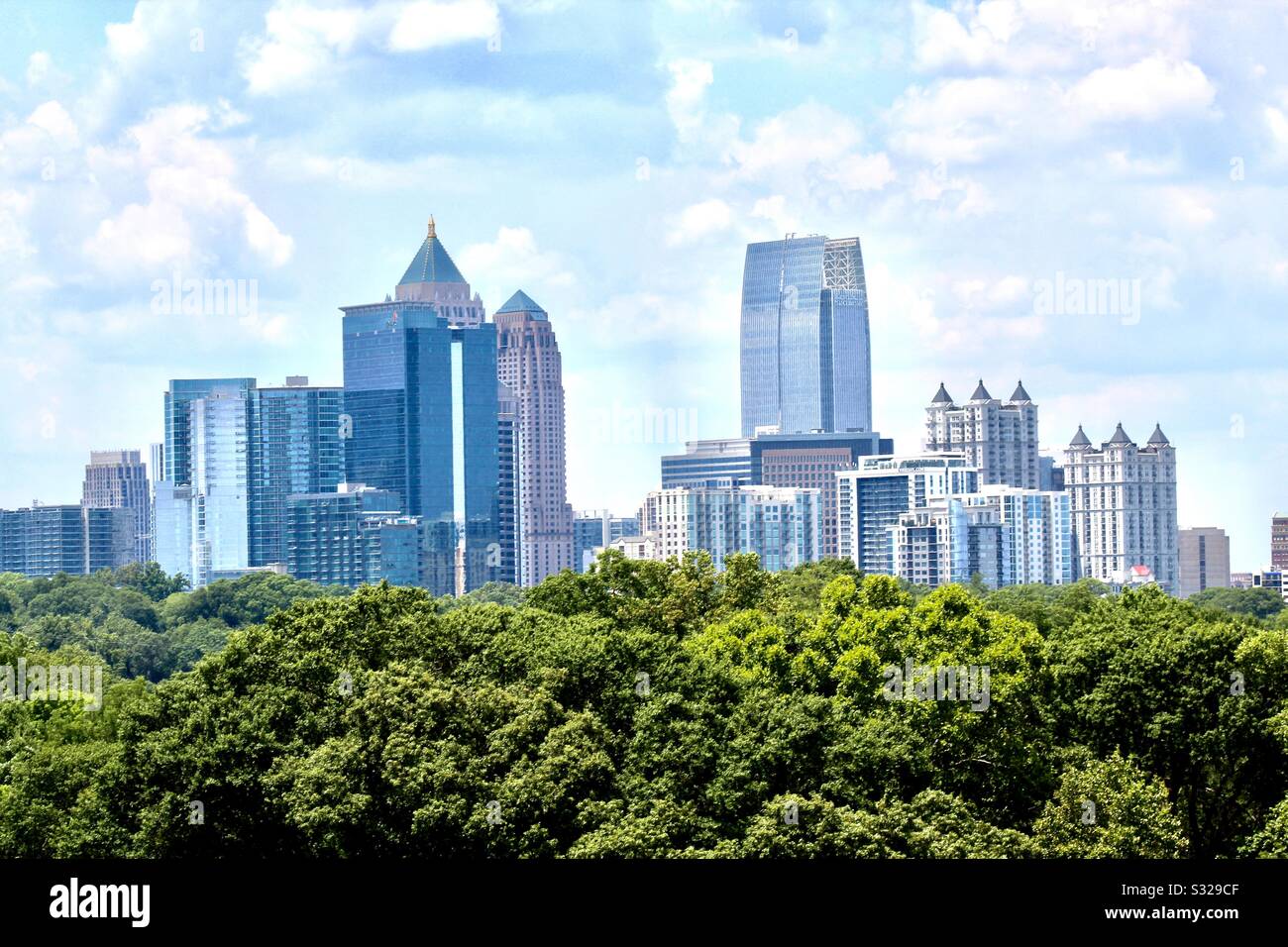 Skyline der Stadt Stockfoto