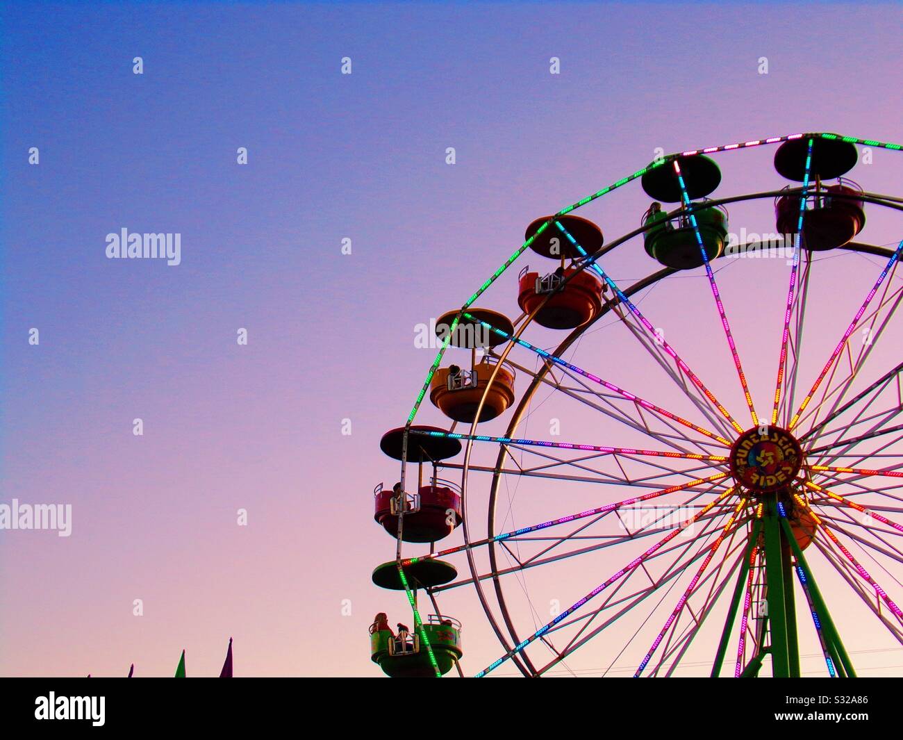 Riesenrad Spaß Stockfoto