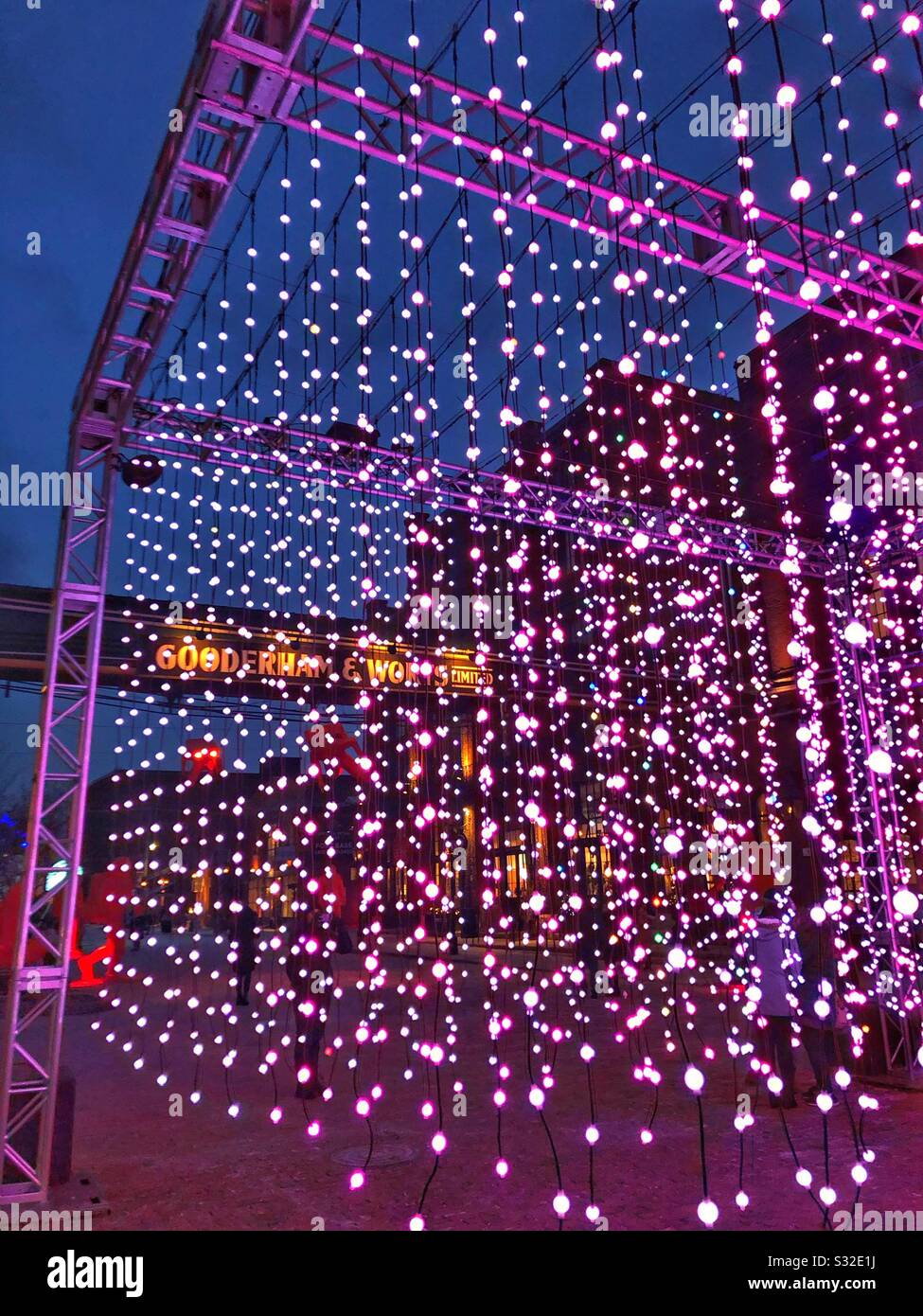 Toronto's Light fest. Stockfoto Toronto's Light fest. Stockfoto