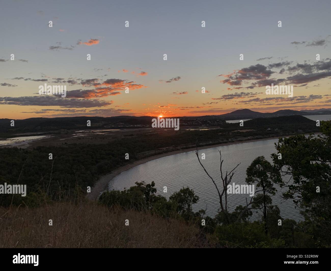 Sonnenuntergang in Yeppoon, QLD Australien Stockfoto