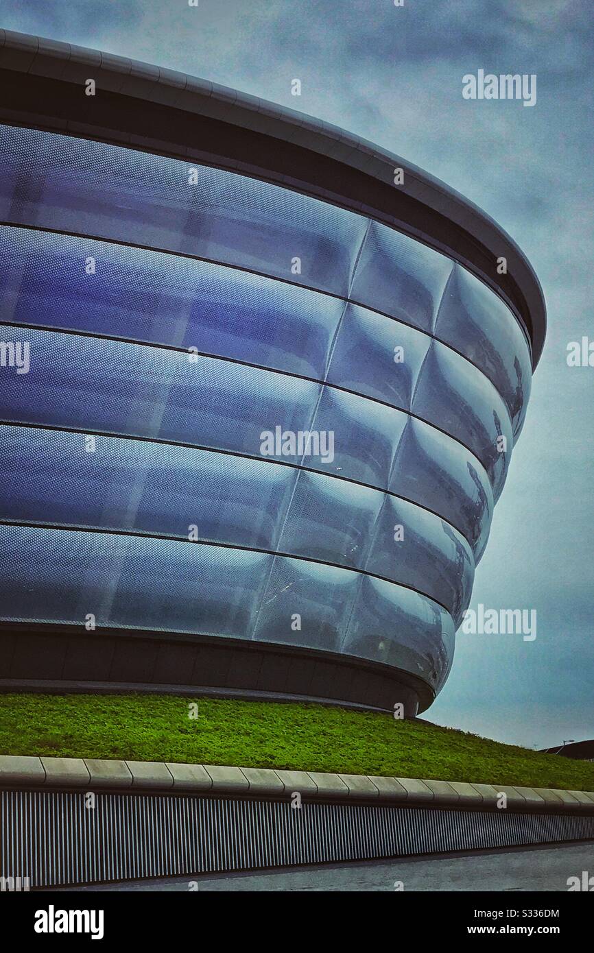 SSE Hydro Teil des Scottish Event Campus am Fluss Clyde in Glasgow, Schottland. Stockfoto