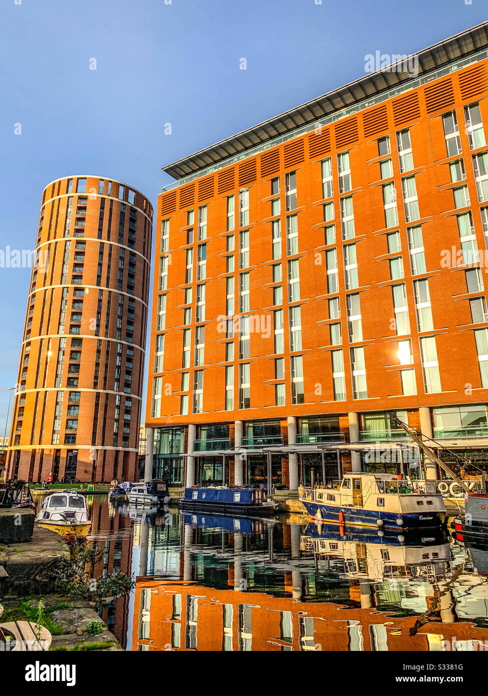 Kornkammer Wharf in Leeds Stockfoto