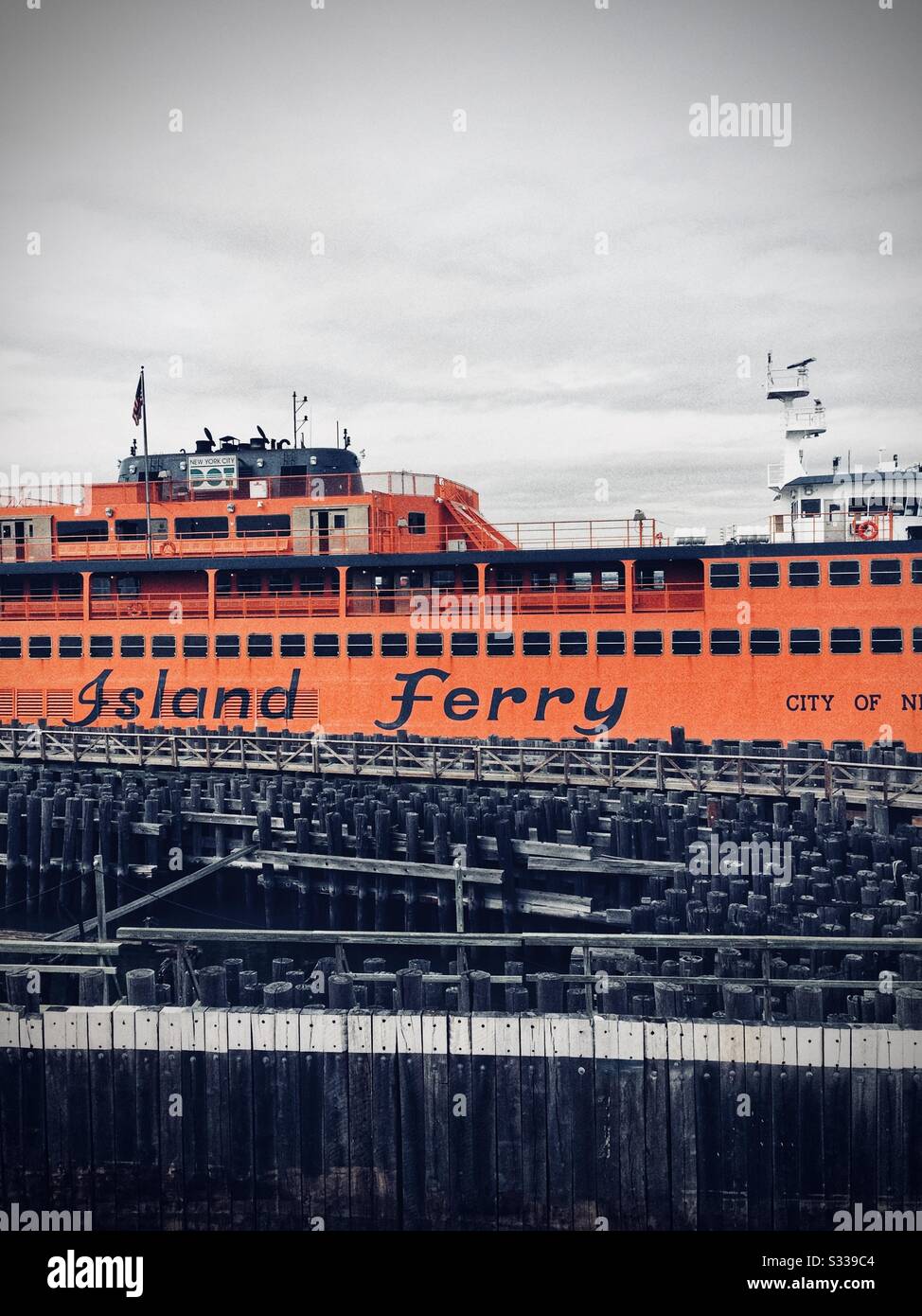Die Staten Island Ferry New York Stockfoto