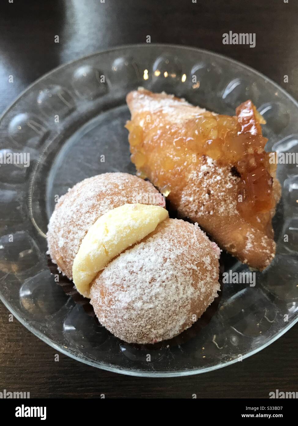 Leckere italienische Süßigkeiten - Dessert Stockfoto