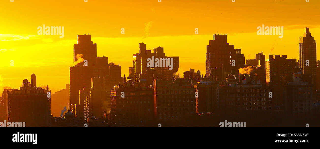 Skyline von Manhattan Stockfoto