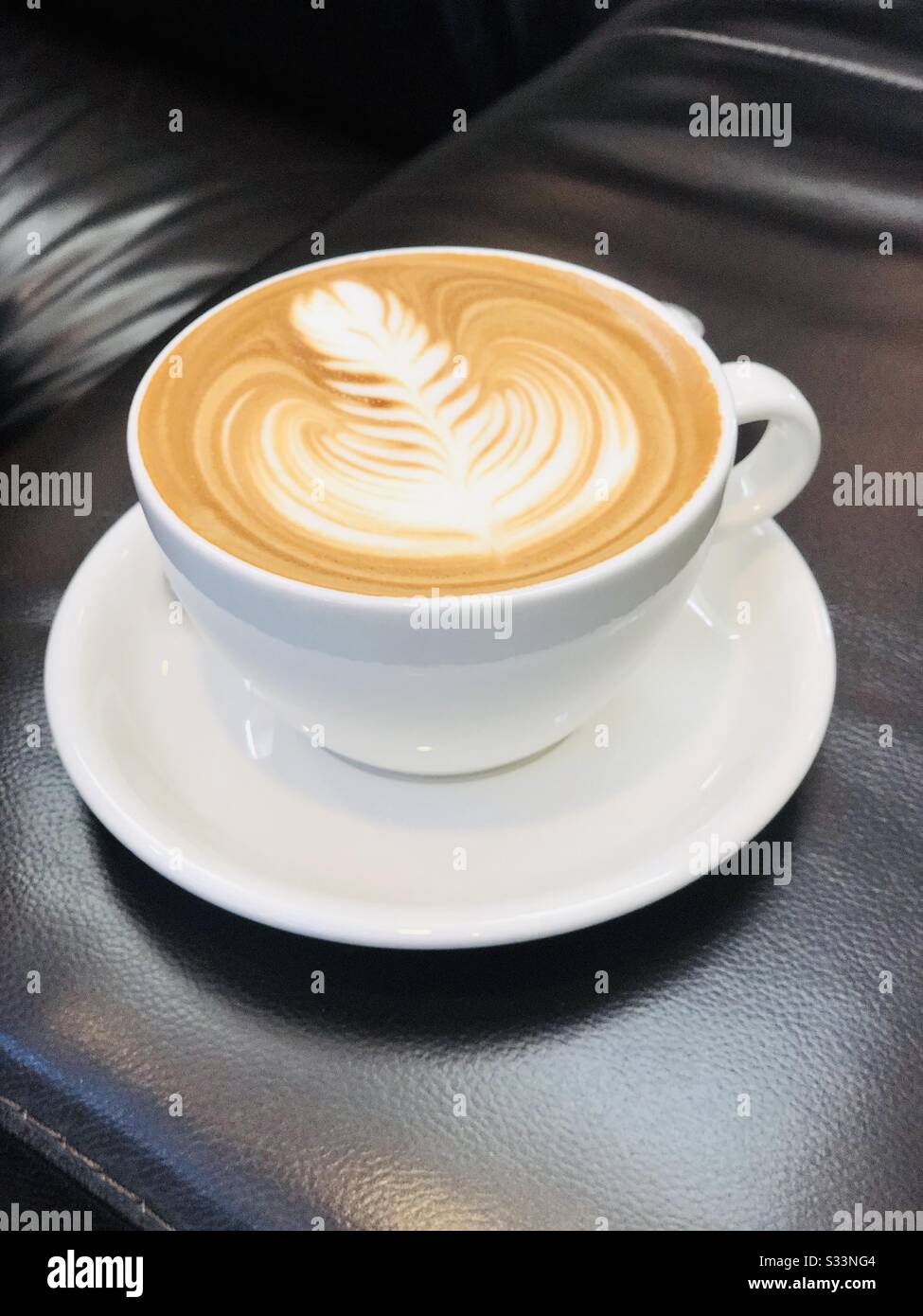 Kaffee Zeit Stockfoto