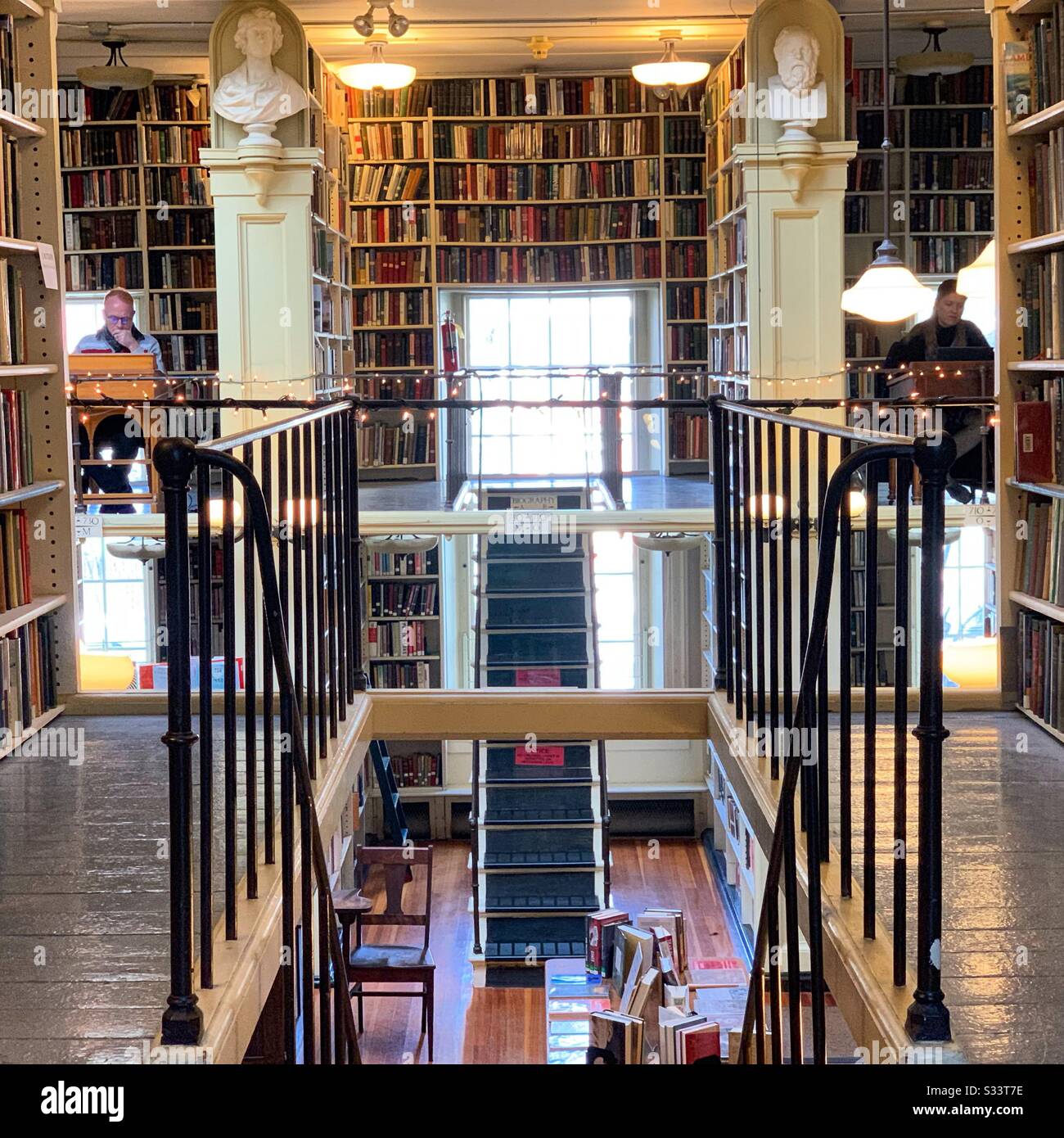 Providence Athenaeum, Providence, Rhode Island, Vereinigte Staaten Stockfoto