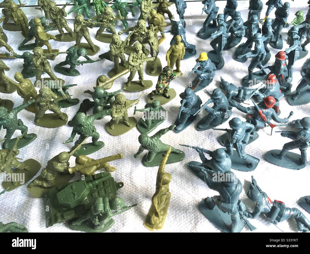 Figuren der Kinderarmee Stockfoto