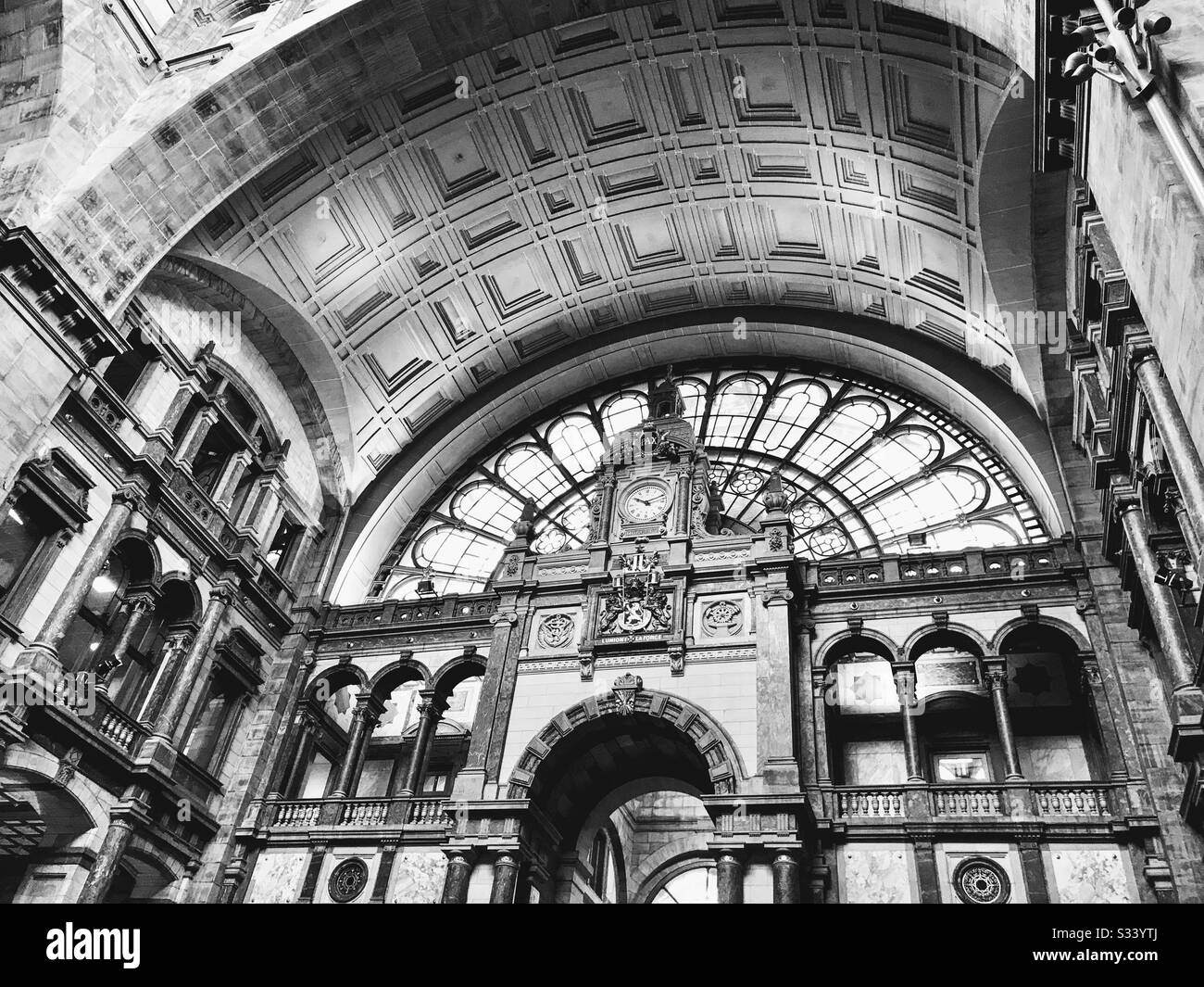 Antwerpen-Bahnhof Stockfoto