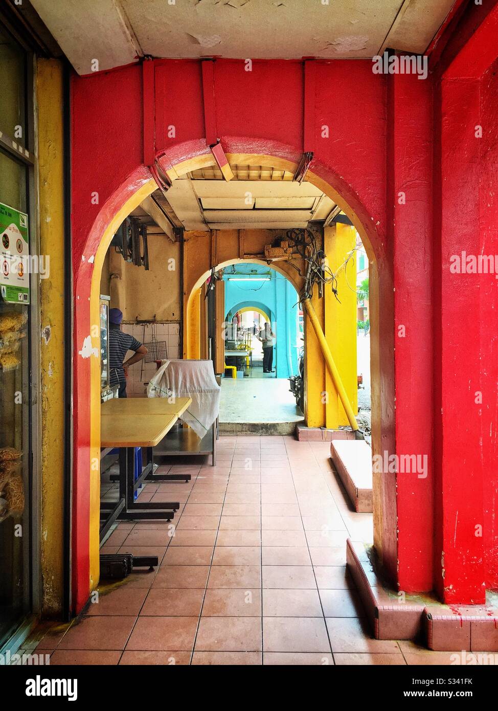 Straßenszene in Kuala Lumpur, Malaysia Stockfoto