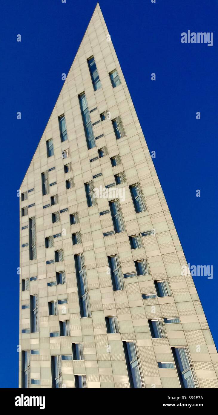 Zweidimensionales Gebäude Stockfoto